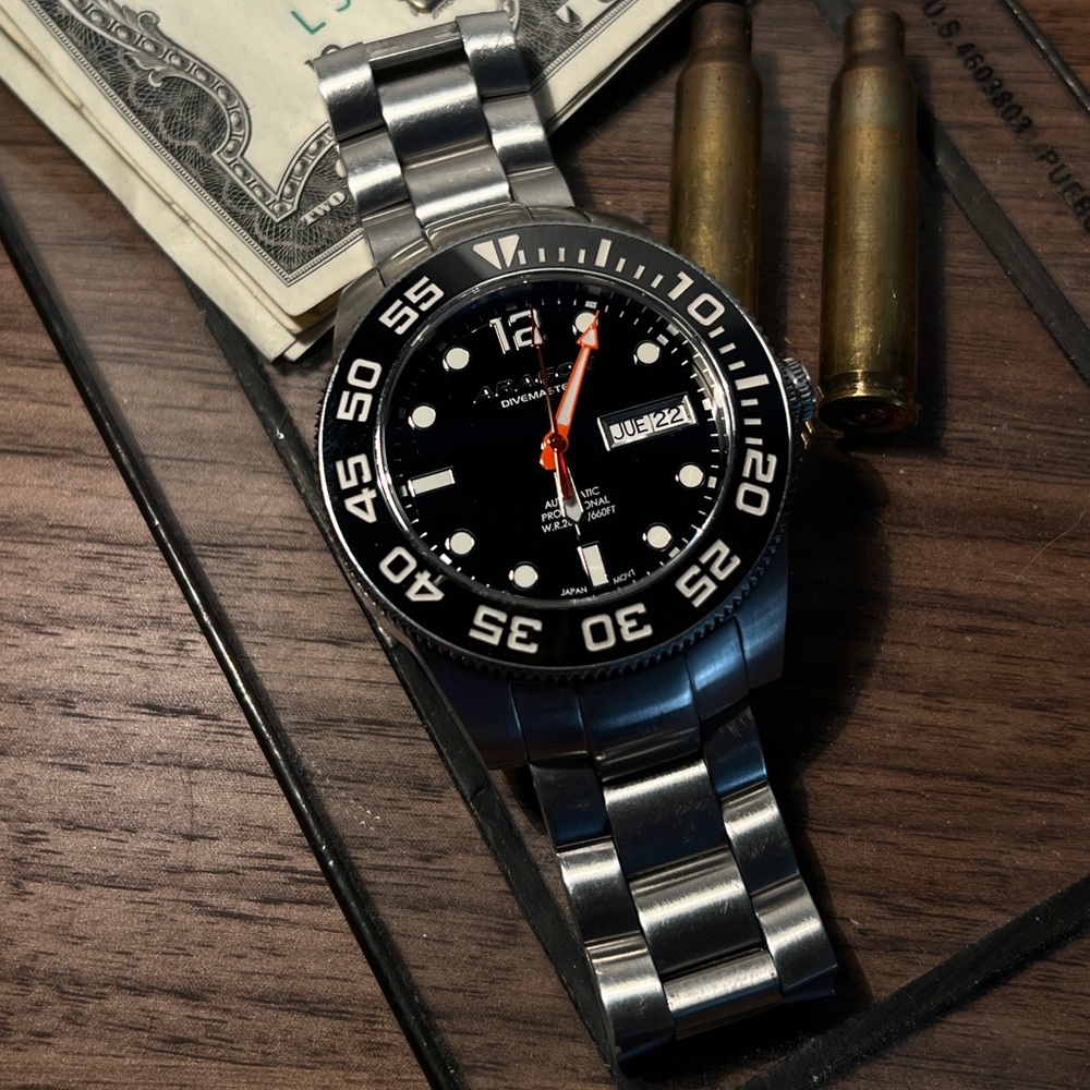 Aragon Divemaster Automatic Dive Watch – NH36 – 660ft – Sapphire